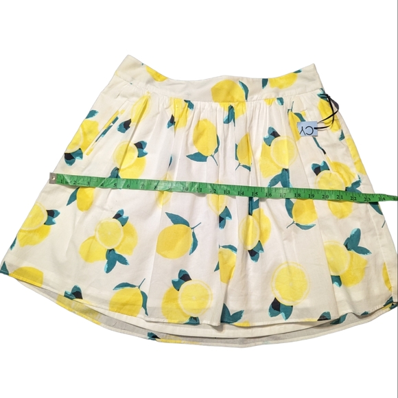 Cynthia Rowley Lemony Print Skirt - Picture 5 of 6